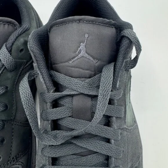 Nike Air Jordan 1 Low SE Crafted Mens 8.5 EUC Dark Smoke Grey Varsity Red no box - Picture 6 of 12